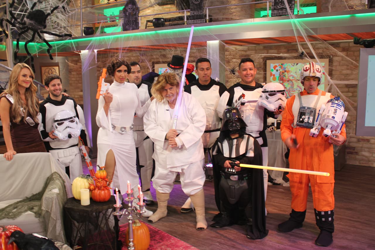 En El Gordo y la Flaca tuvimos a Gordo Luke, Princesa Lili, sexy Chewbacca, mini Vader y más.