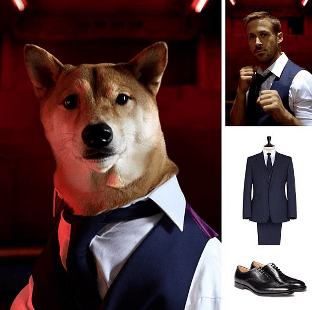 En ocasiones copia los looks de celebridades como Ryan Gosling.