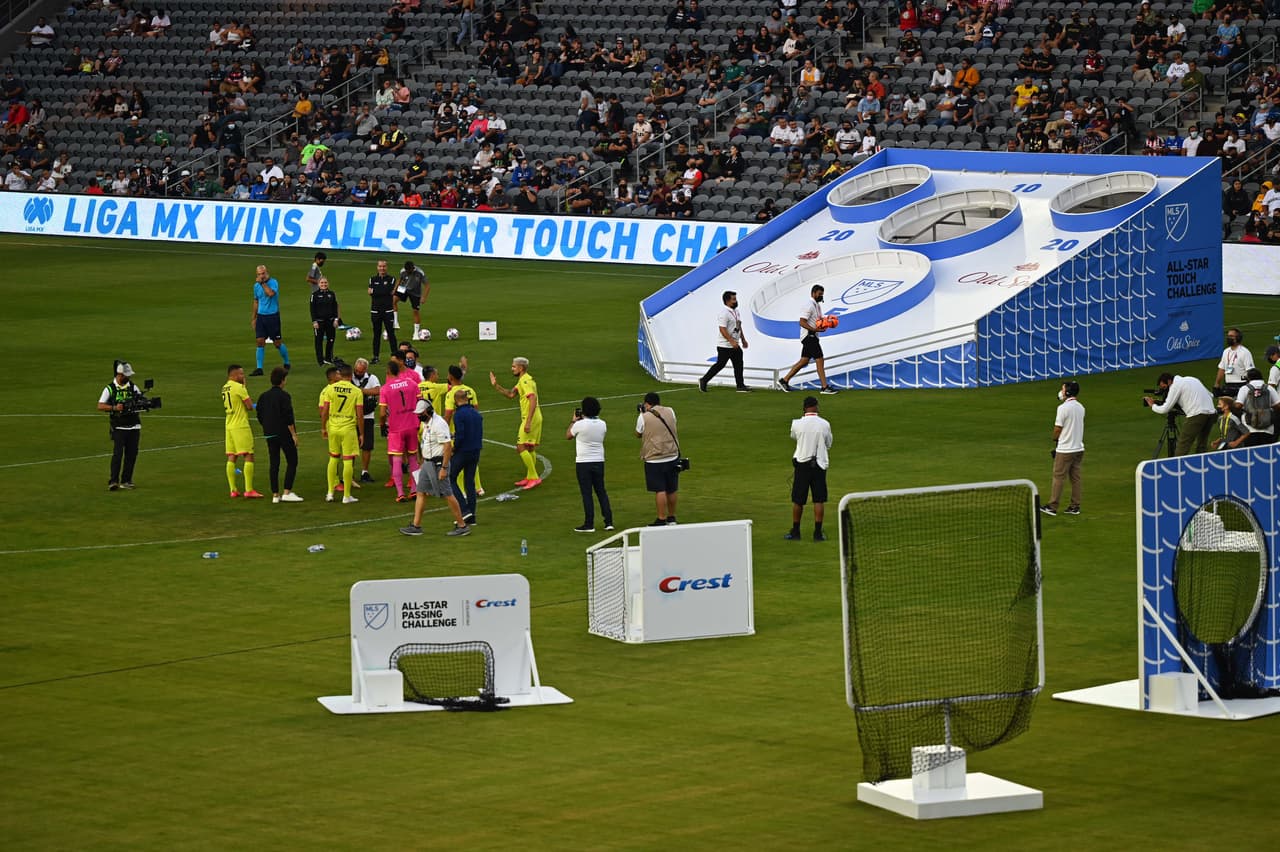 El MLS All-Star Skills Challenge va acompañado por toda una parafernalia de instalaciones sobre el terreno de juego que ya es habitual para este tipo de pruebas.
<br>
