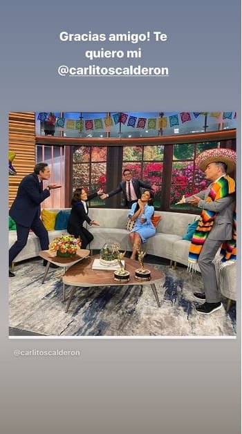 Durante el programa sobraron las muestras de cariño para la exreina de Nuestra Belleza Latina. No hay duda que Alan, Raúl, Karla, Satcha, Carlos y los demás del equipo la hicieron sentir muy especial.