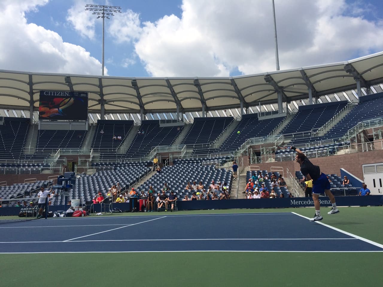El británico Andy Murray, el tenista número 2 del mundo, en una práctica mañanera este viernes.