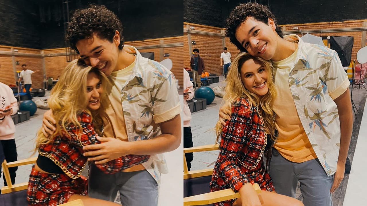 'Danka' acompañó su mensaje con estas fotos al lado de Eduardo Zucchi, uno de los gemelos de Itatí Cantoral y Eduardo Santamarina.