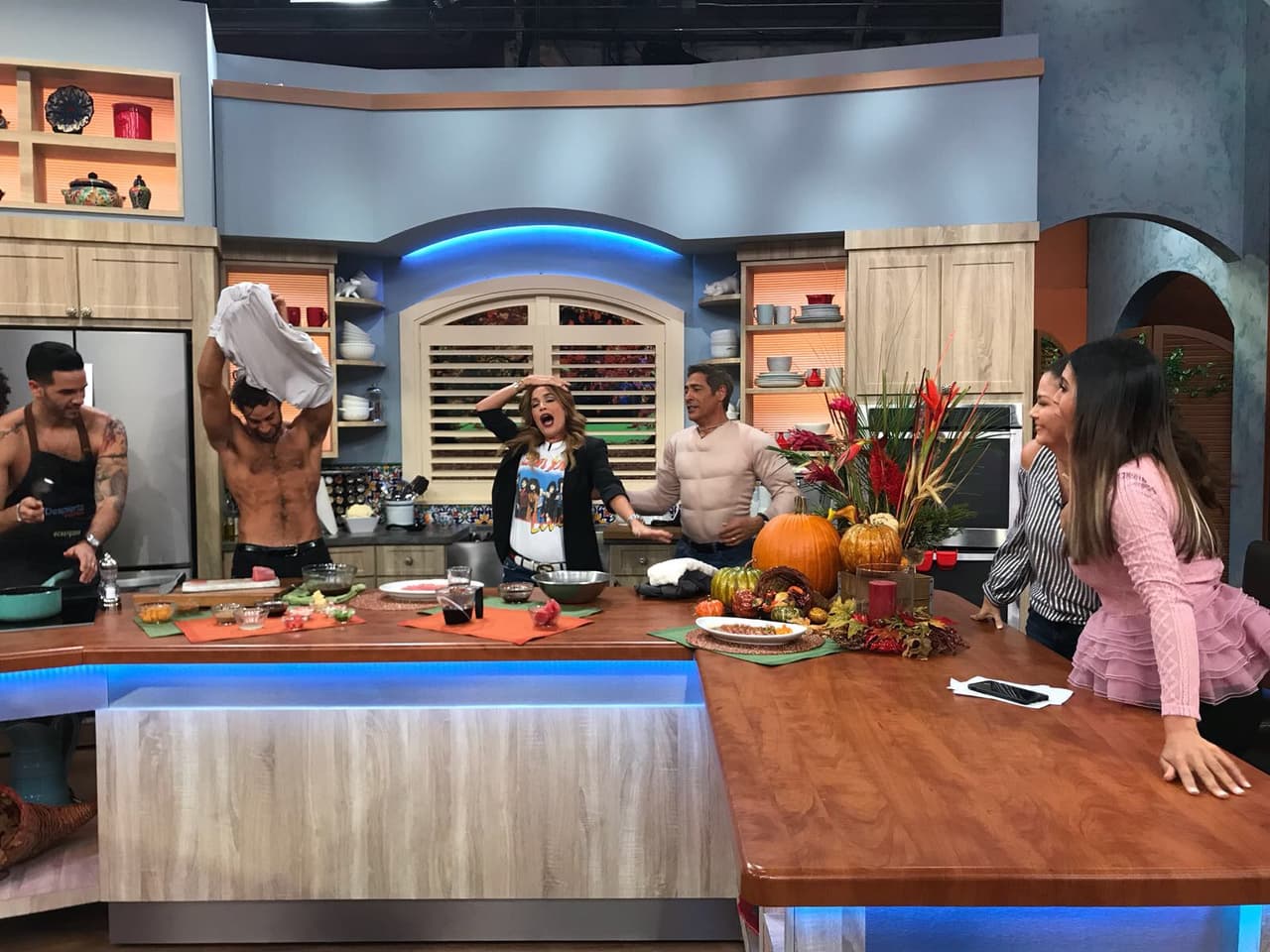 El calor se sentía en la cocina de Despierta América: basta ver a nuestra querida Karla.