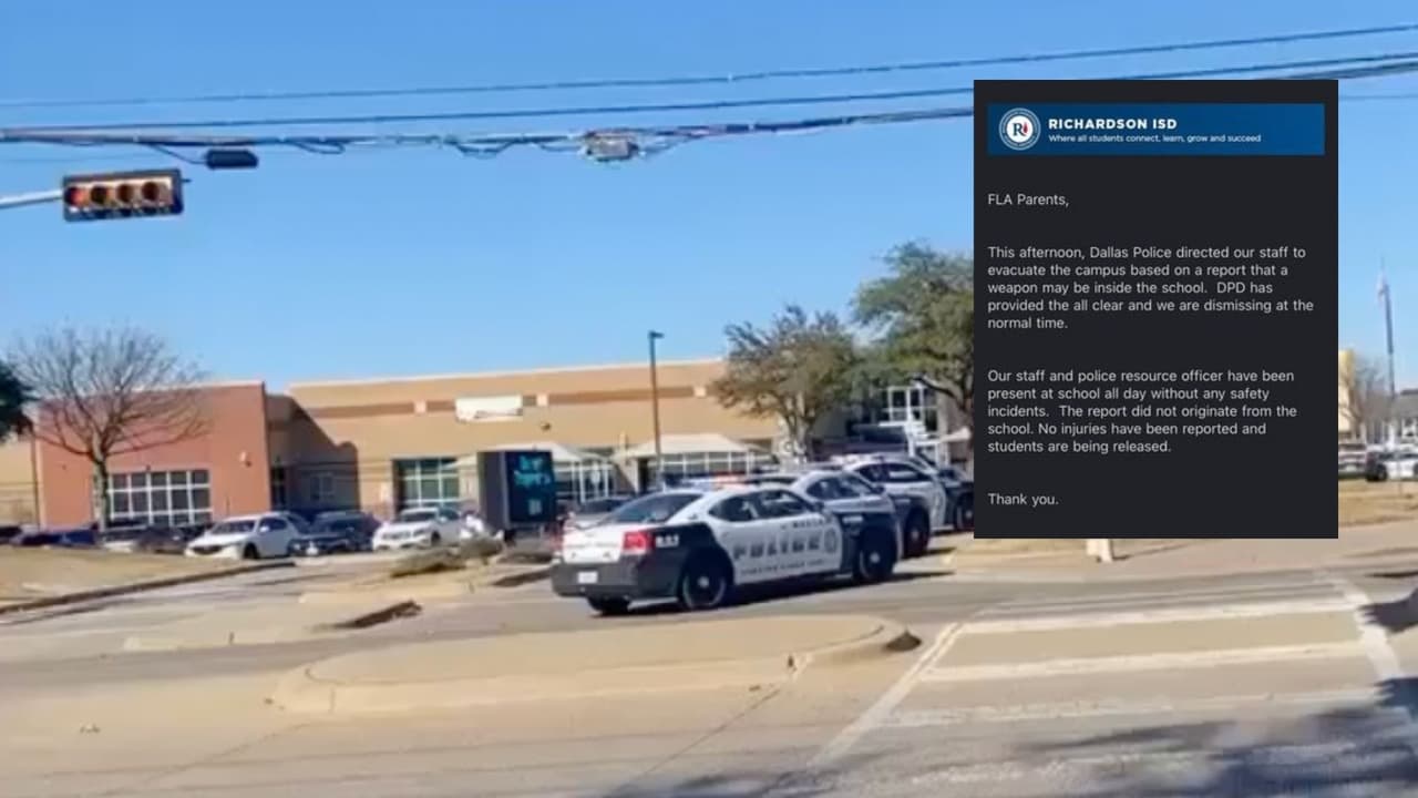 “Había niños asustados y llorando”, cuentan estudiantes de primaria desalojada en Dallas