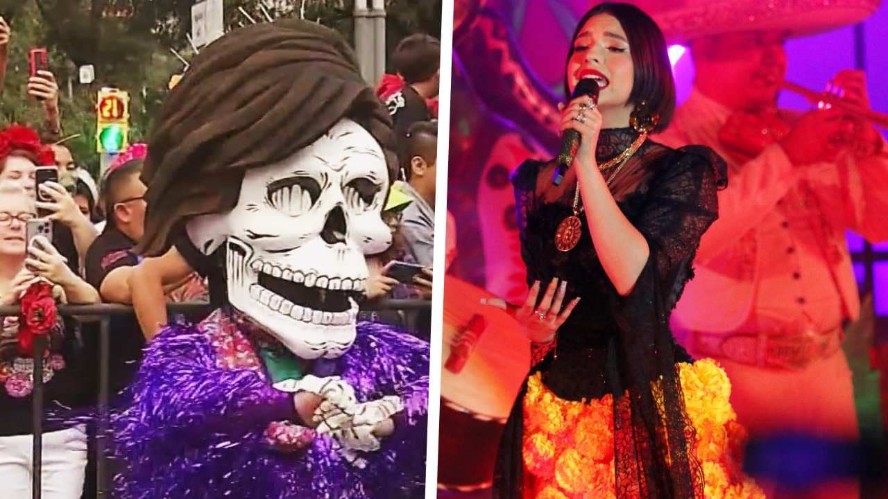 Desfile del Día de los Muertos en México: Juan Gabriel 'reapareció' y Ángela Aguilar cantó