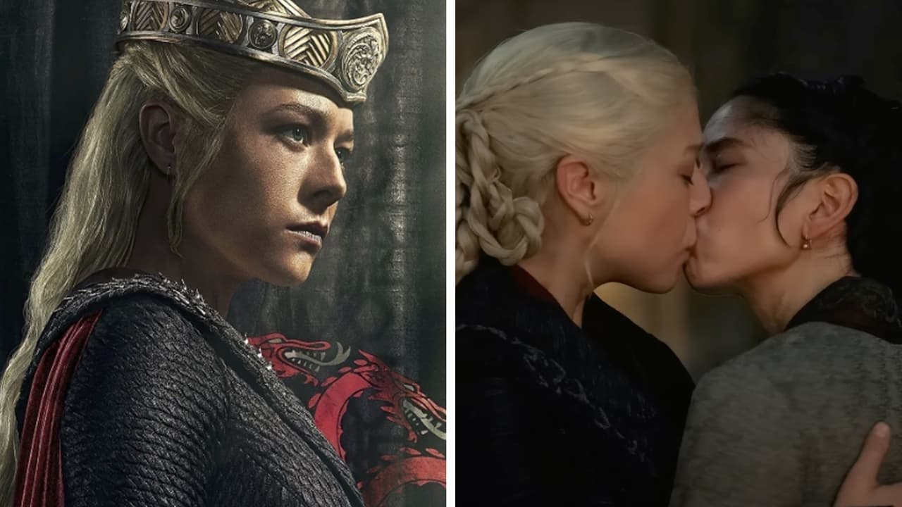 El polémico beso de Rhaenyra no estaba en el guión, ¿en los libros sí aparece?