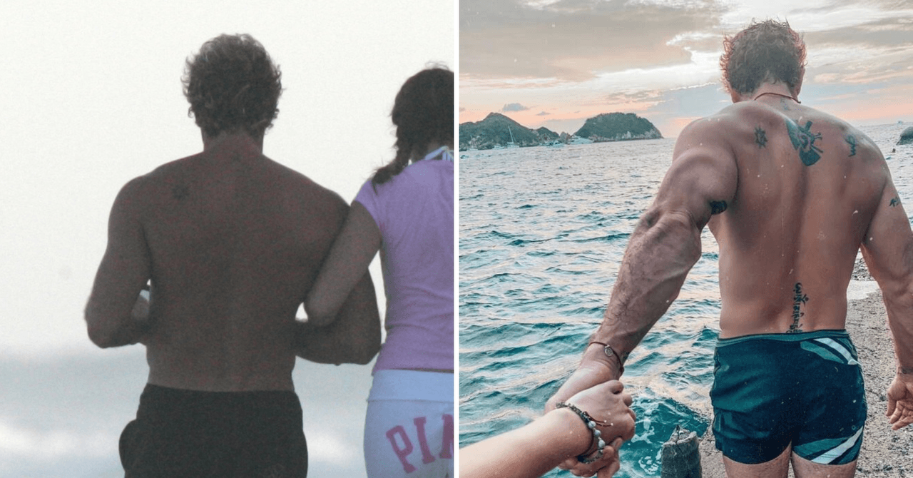 El antes y después de los tatuajes de Gabriel Soto