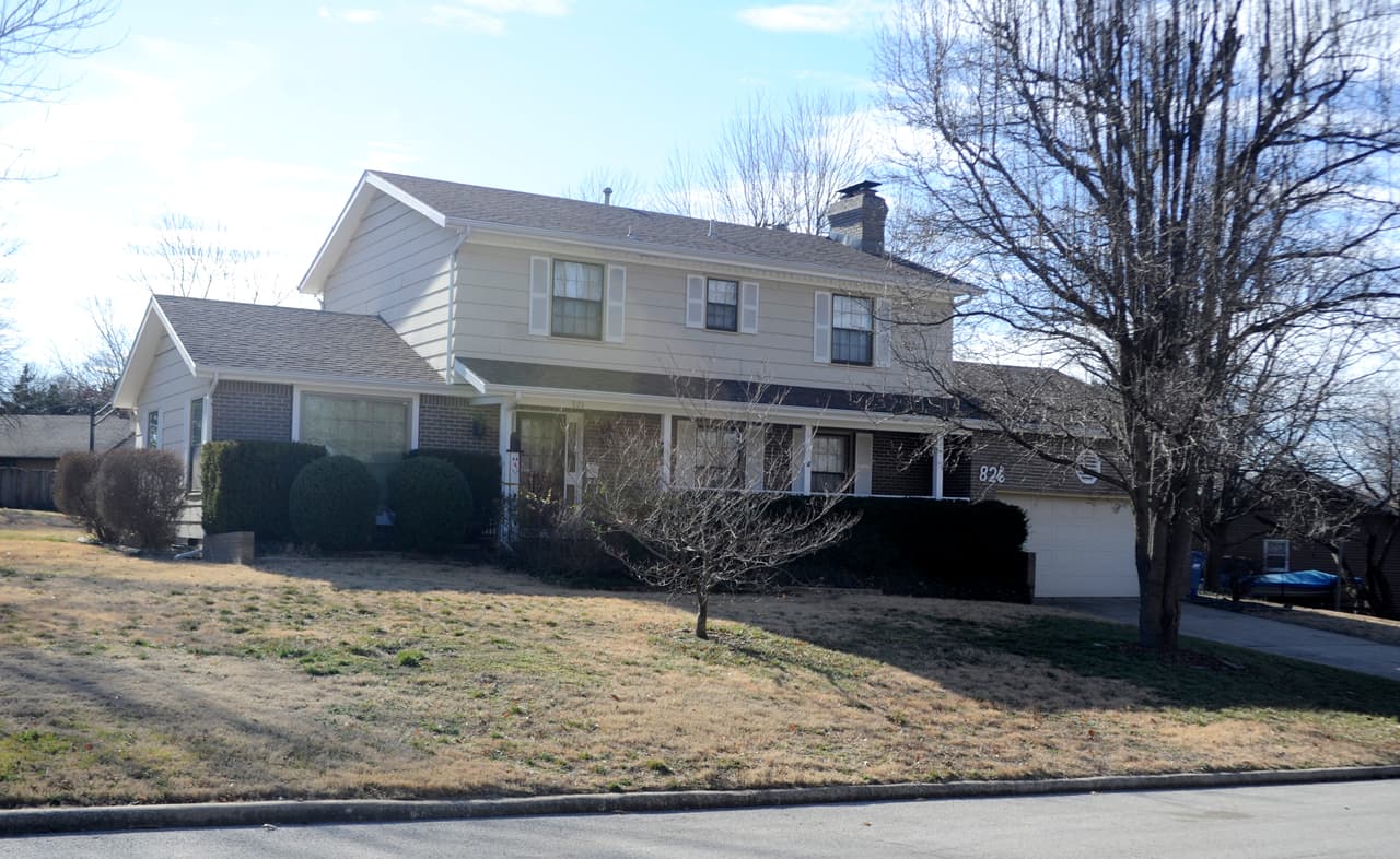 La casa donde se crió Brad junto a su familia.