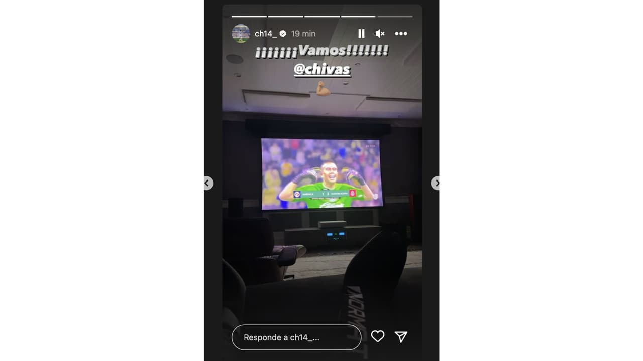 ¡Estaba al tanto! Chicharito celebra pase de Chivas a la Final