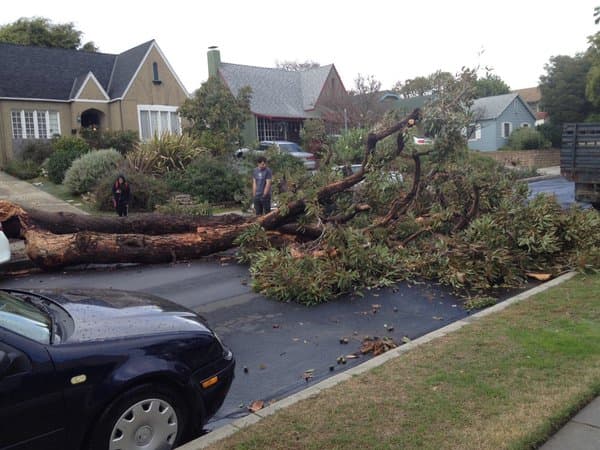 Tormentas dejan estragos y apagones en el sur de California