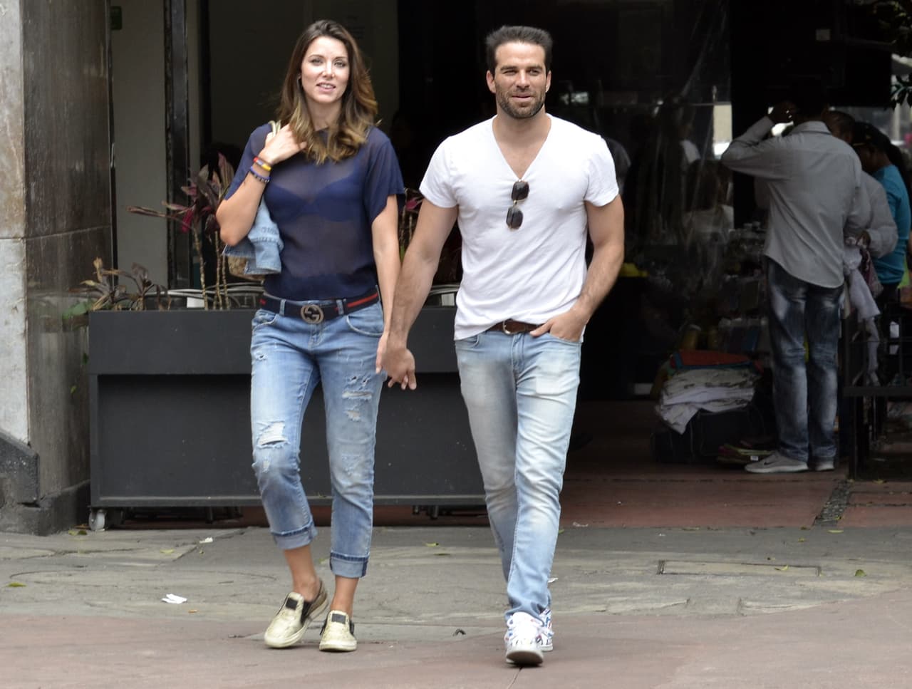 Esta es la última vez que hemos visto a Alejandro Nones con una pareja.