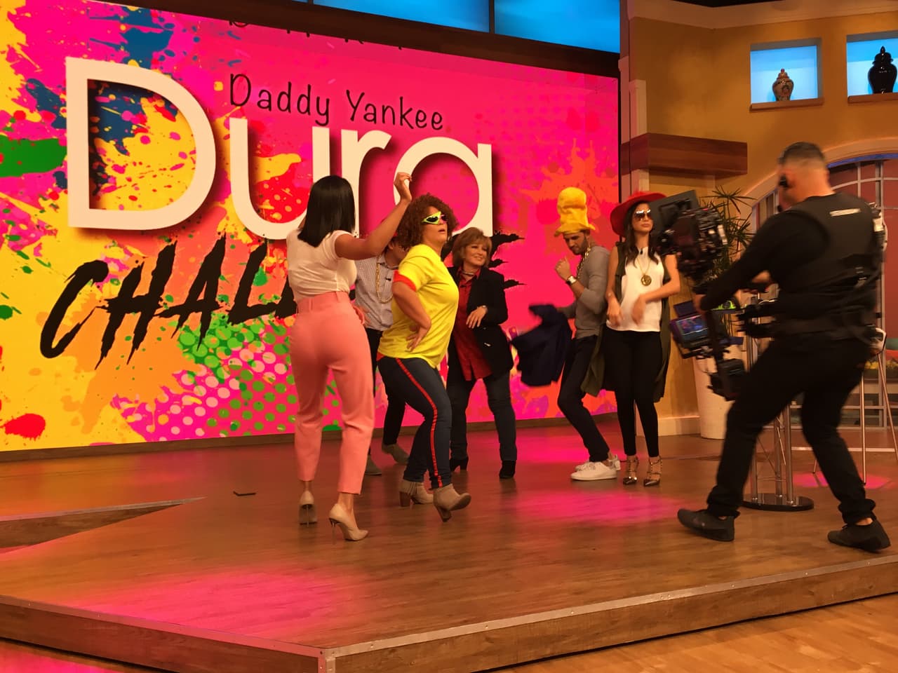 Aunque al principio Francisca tenía un poco de temor, al final la vimos moviendo el cuerpo.