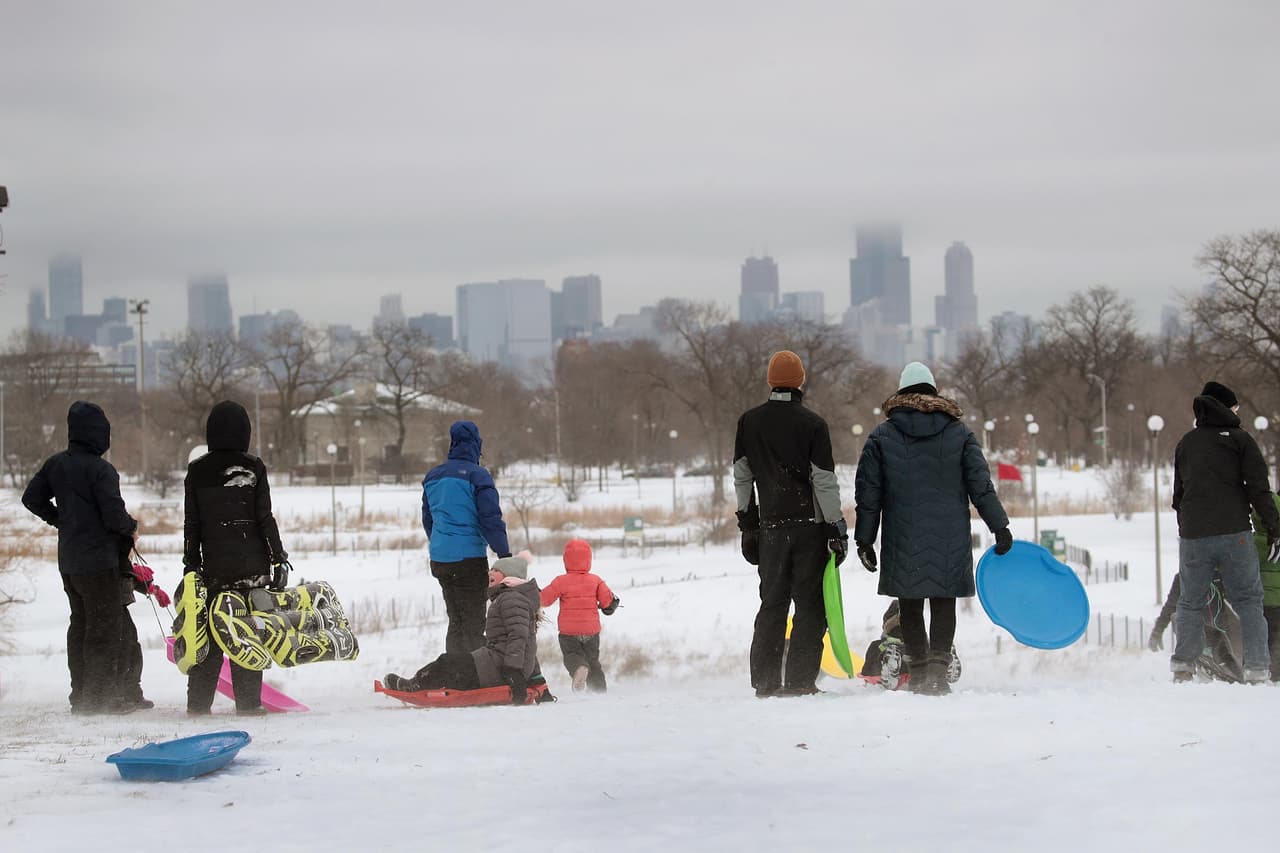 Chicago vivió el fin de semana más frío del año pero las temperaturas suben en los próximas días