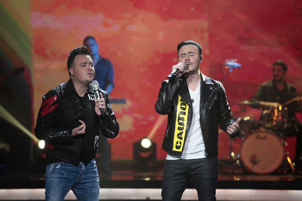 Río Roma fue el invitado musical del cuarto programa de Pequeños Gigantes.