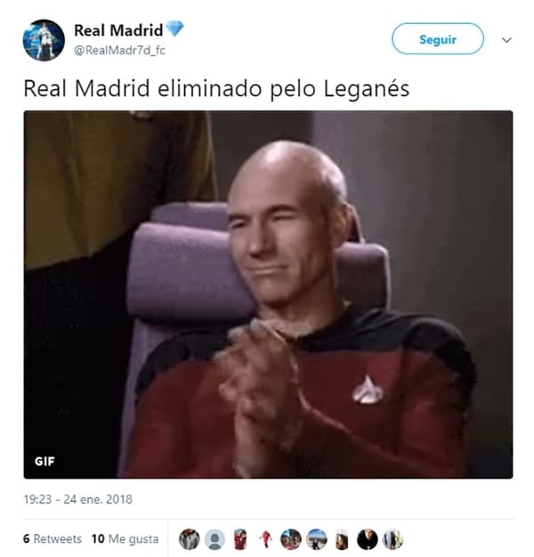 Real Madrid y su eliminación de la Copa del rey a manos del Leganés en el Santiago Bernabéu son motivos de burlas en redes, desde la campaña de Zidane esta temporada hasta incidencias de la derrota.