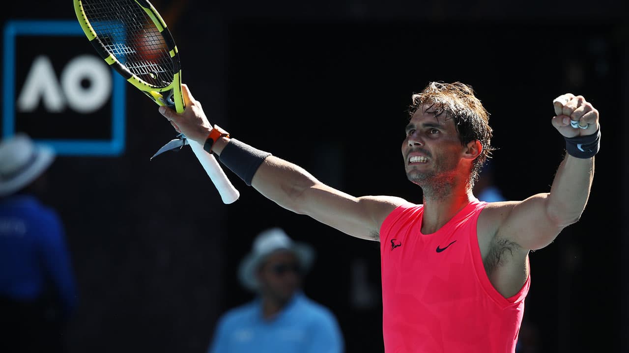 Nadal pasa a los octavos de final del Abierto de Australia