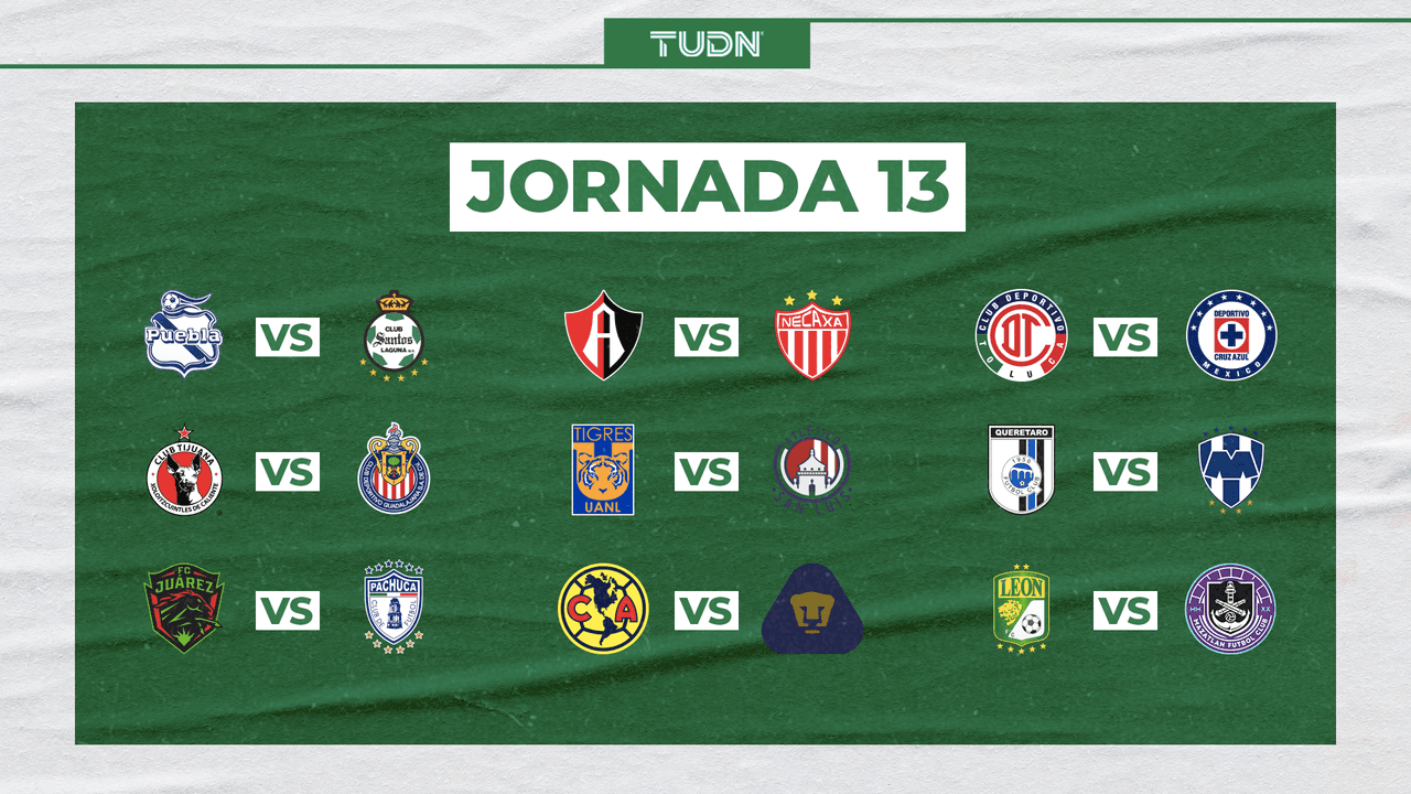 La cabalística Jornada 13 nos dará el flamante choque entre América y Pumas.