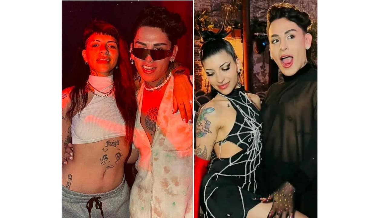 Así presumía Kunno su amistad con Cazzu.