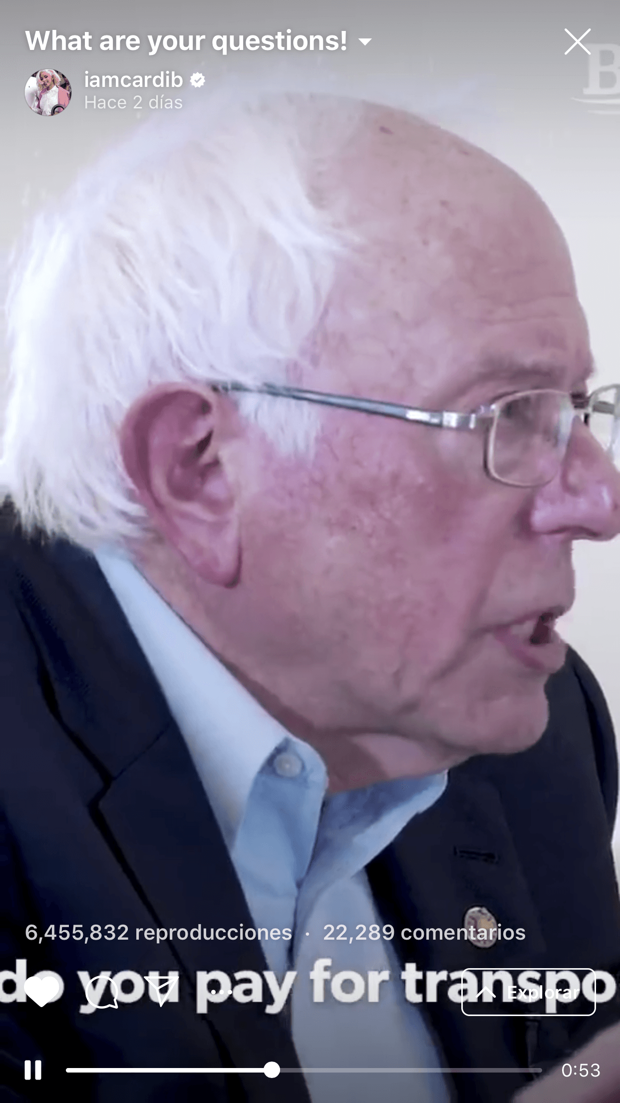 Ante el cuestionamiento y la anécdota, 
<b><a href="https://www.univision.com/temas/bernie-sanders" target="_blank">el senador de Vermont</a></b> le aseguró que "ahora mismo (en EEUU) tenemos decenas de millones de personas que están ganando lo que considero 
<b>salarios de hambre</b>".