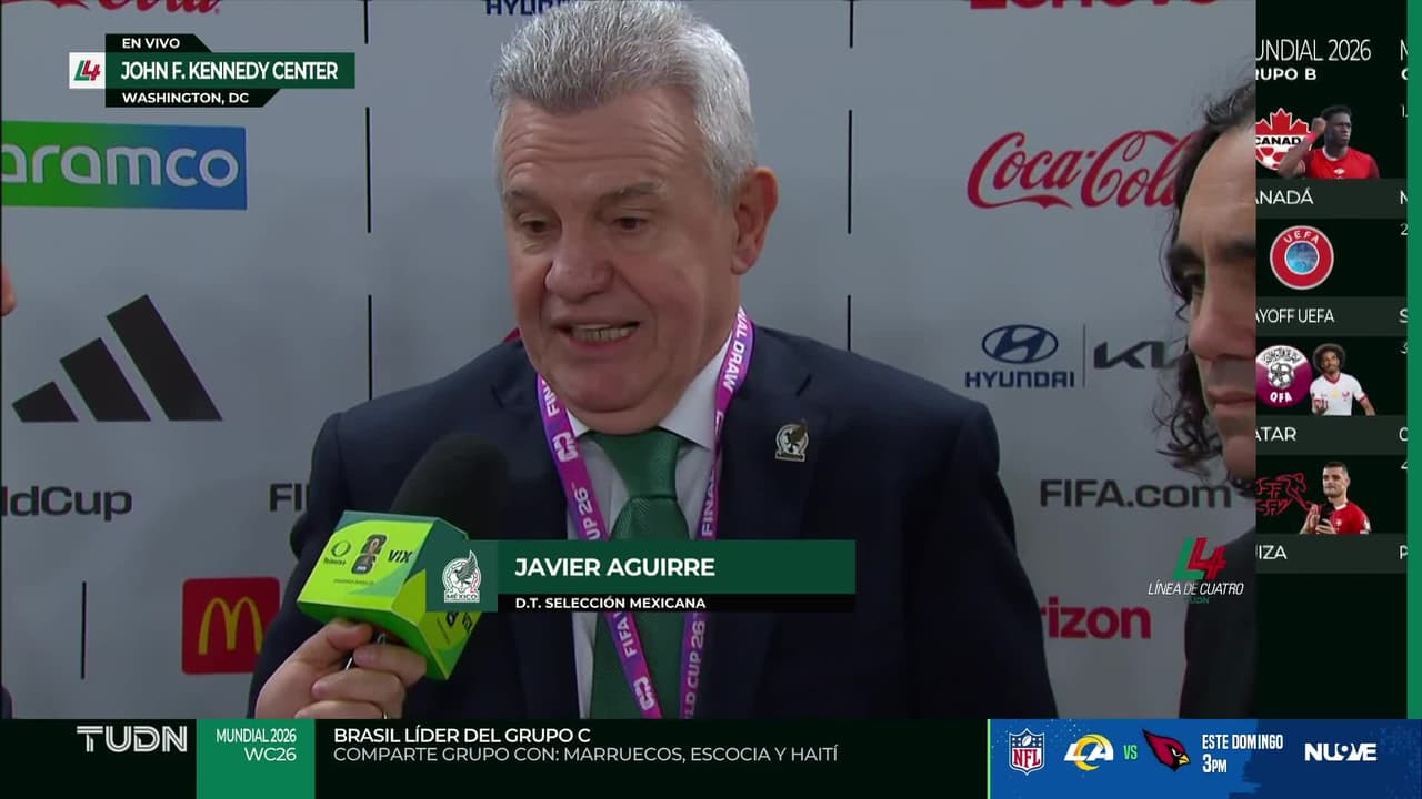 ¡Épica reacción de Javier Aguirre tras conocer el Grupo de México!