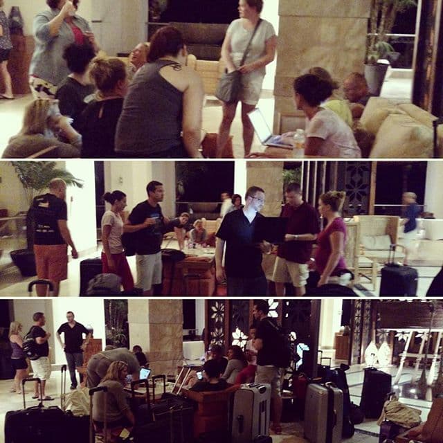 Desde el jueves los hoteles comenzaron a tomar medidas ante la inminente llegada del huracán.