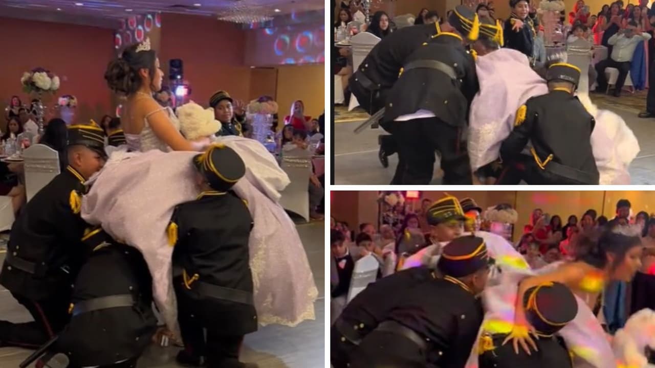 Los momentos de las caídas quedaron plasmados en el video