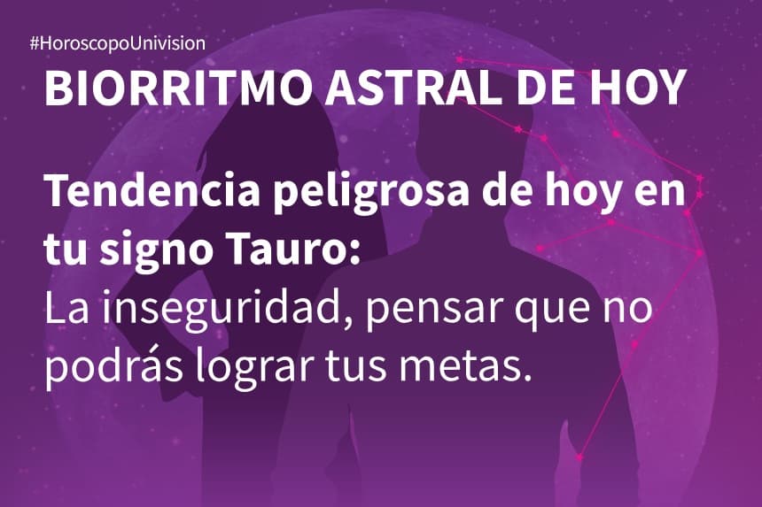 Tauro 6 de mayo 2019