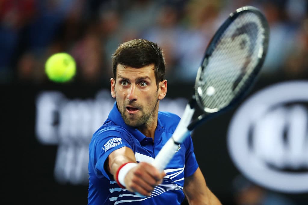 Novak Djokovic demostró su contundencia desde el primer set que ganó en 36 minutos, ganando de forma consecutiva los cuatro primeros puntos.