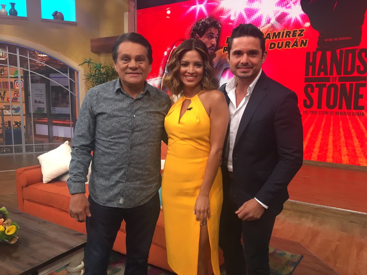 Pamela Silva nos regaló un bella sonrisa.