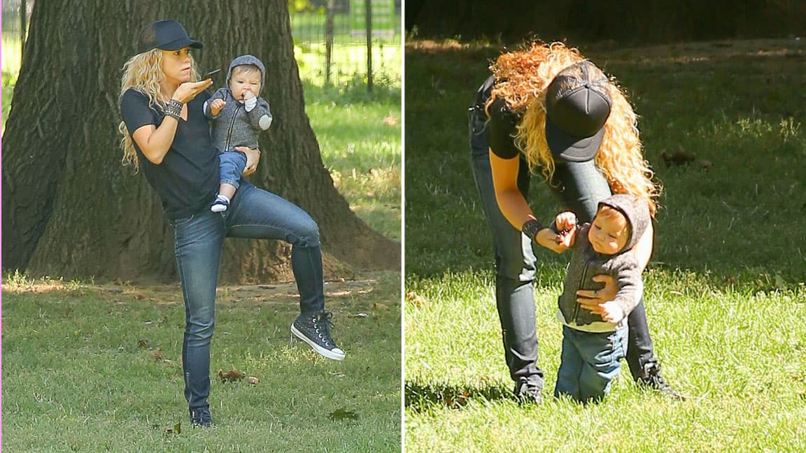 Lindas imagenes de mami e hijo.