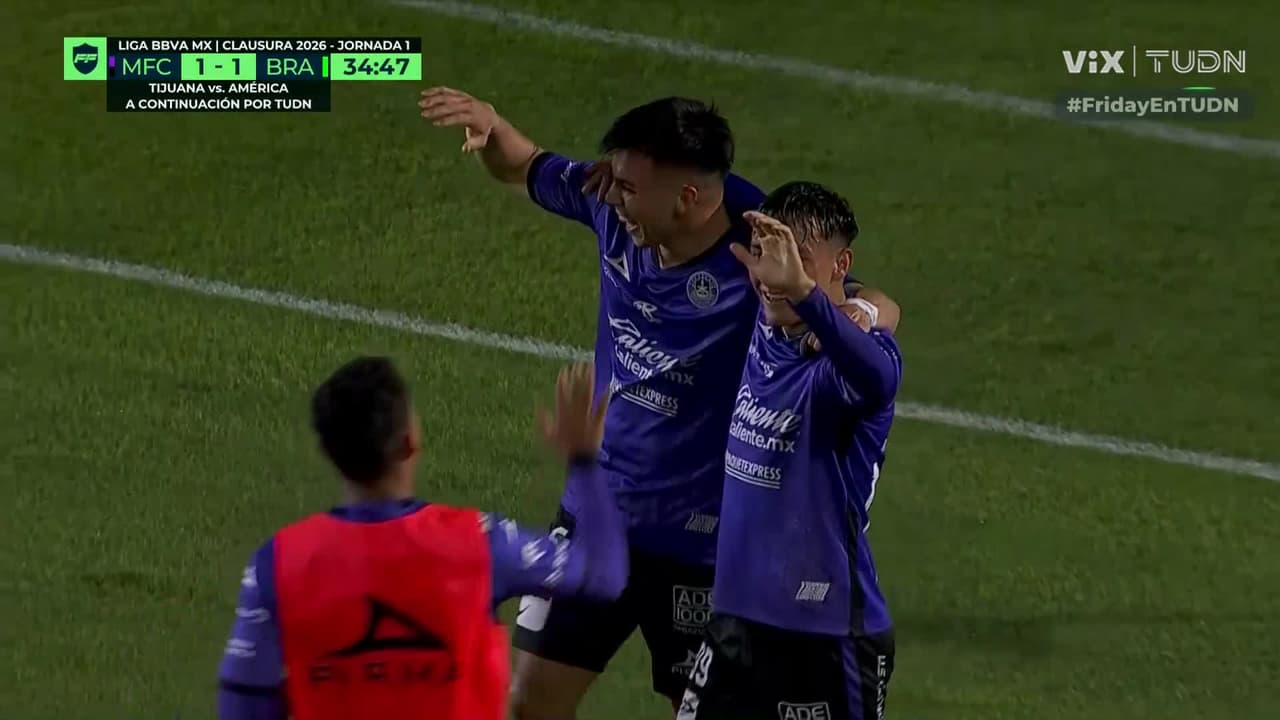 ¡Remate de crack! Golazo de Almada para empatar el juego en Mazatlán