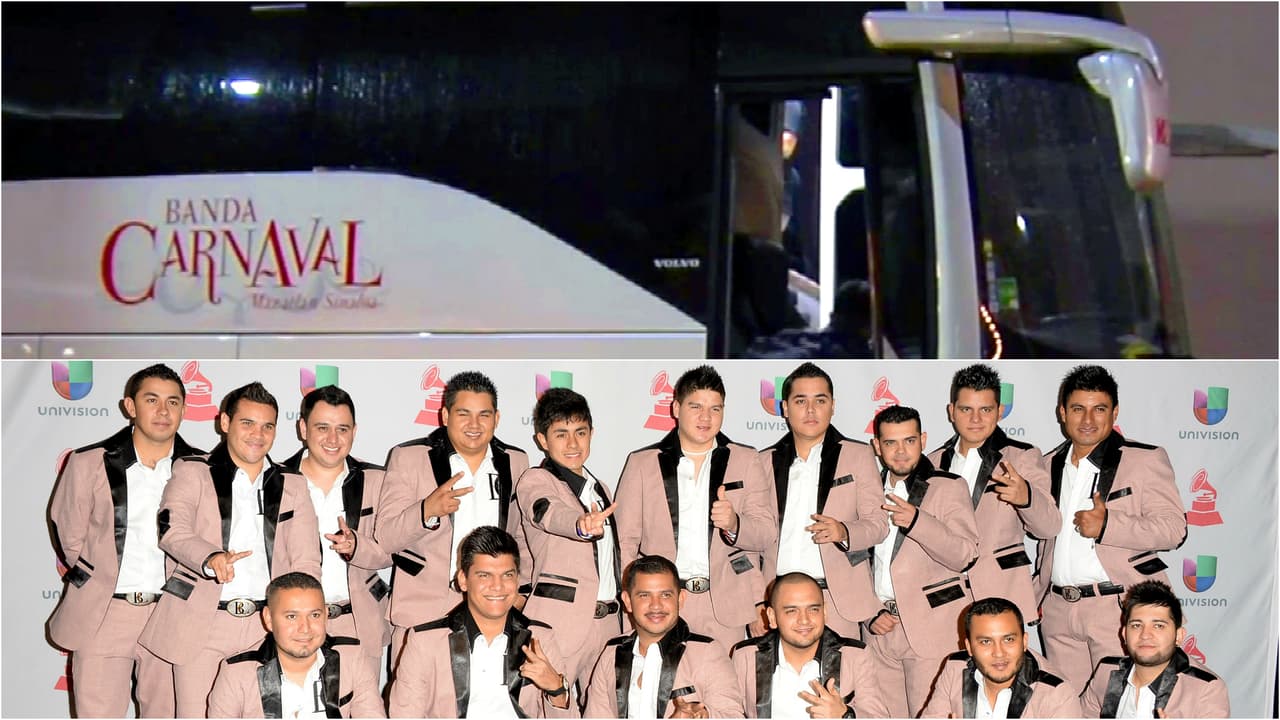 Miren ustedes nada más el tremendo autobús nuevo de Banda Carnaval