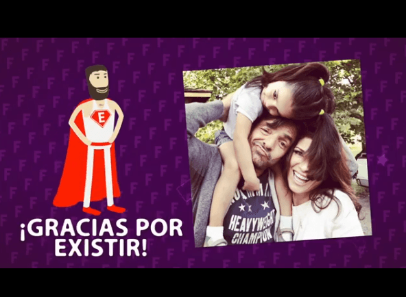 El video finalizó con una pequeña frase que cautivó a los seguidores. "Gracias por existir".