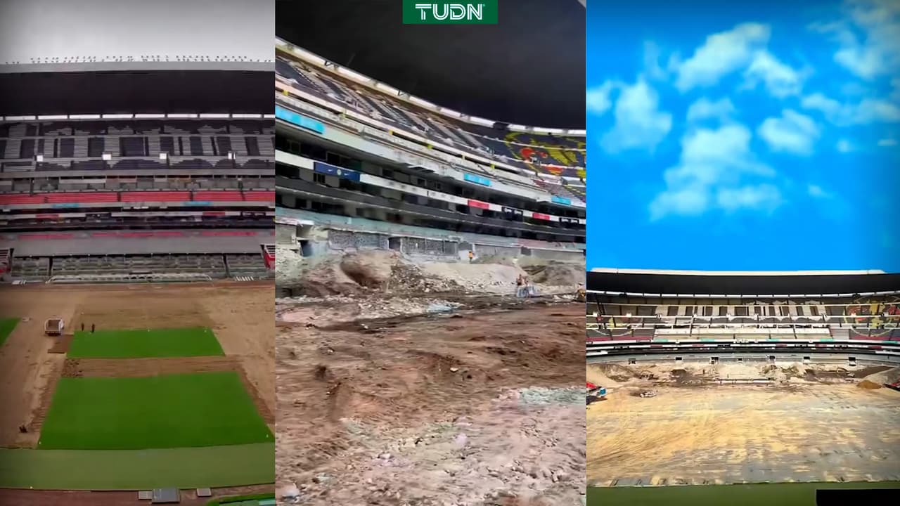 El Azteca ya no tiene gradas ni cancha de futbol para el Mundial 2026 