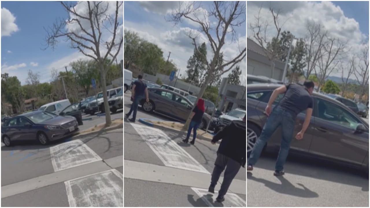  Caos en Augora Hills: intento de robo de vehículo termina con un arresto y ocho carros destruidos