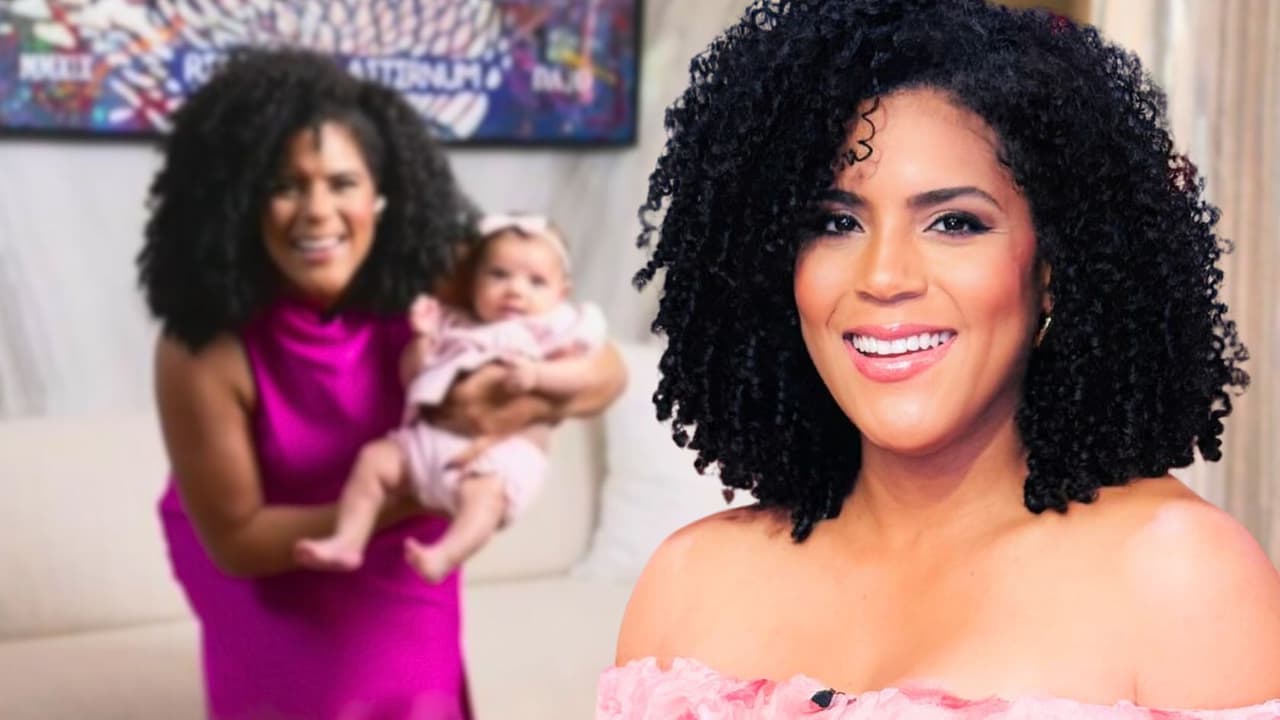 Francisca presenta a su hija Raffaella en TV y cuenta cómo le va de mamá de tres