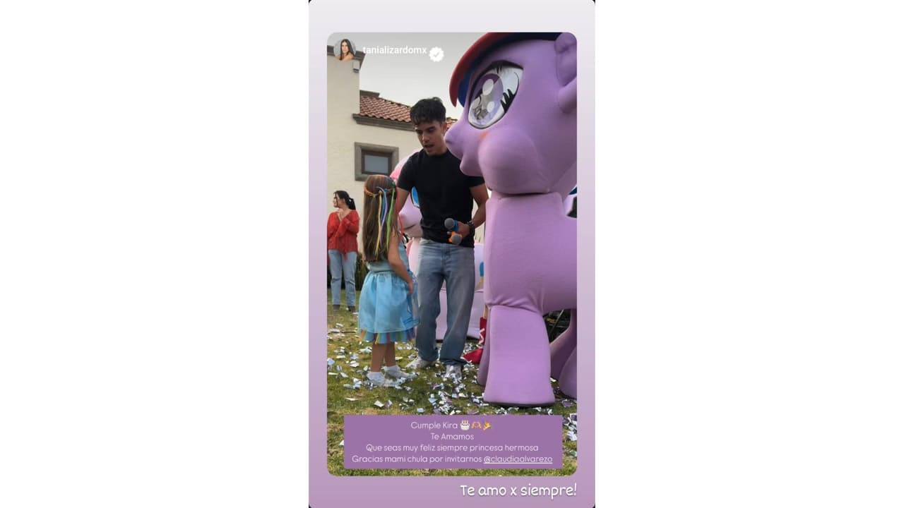 Así de grande luce la hija de Claudia Álvarez y Billy Rovzar.