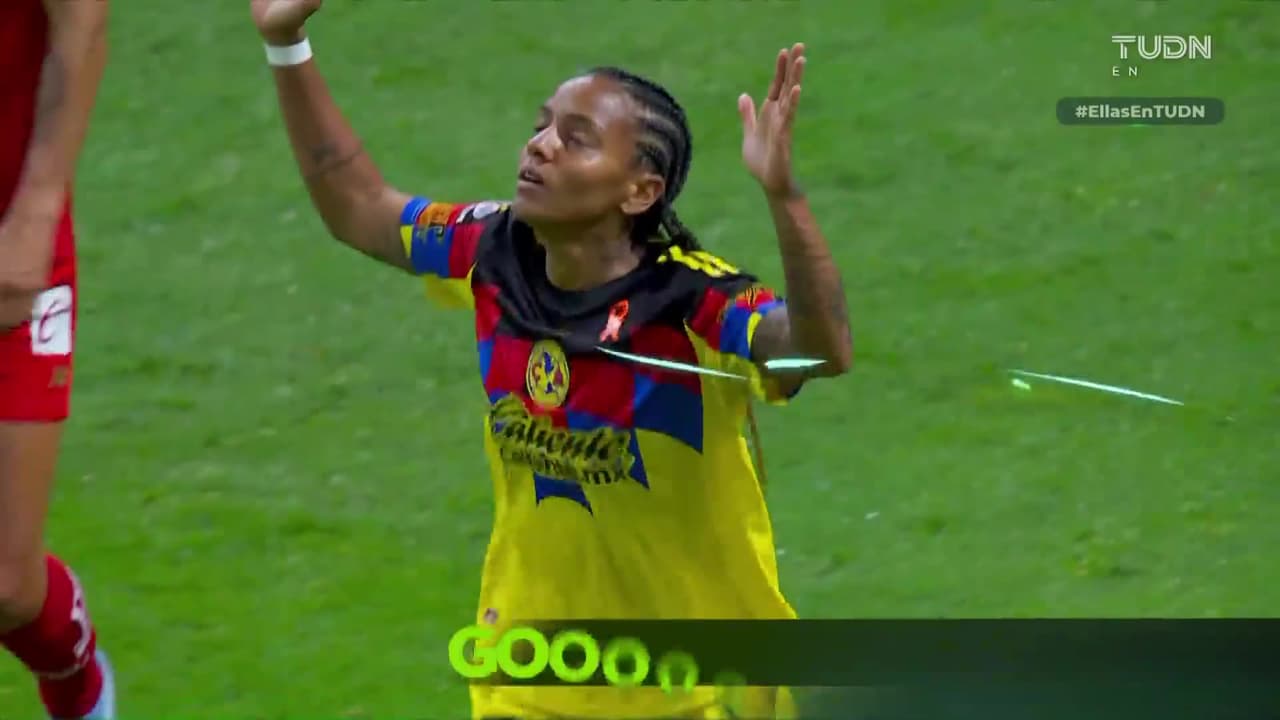¡Pónganle un monumento a Geyse, sacó el Jogo Bonito y América firma el tercer gol!