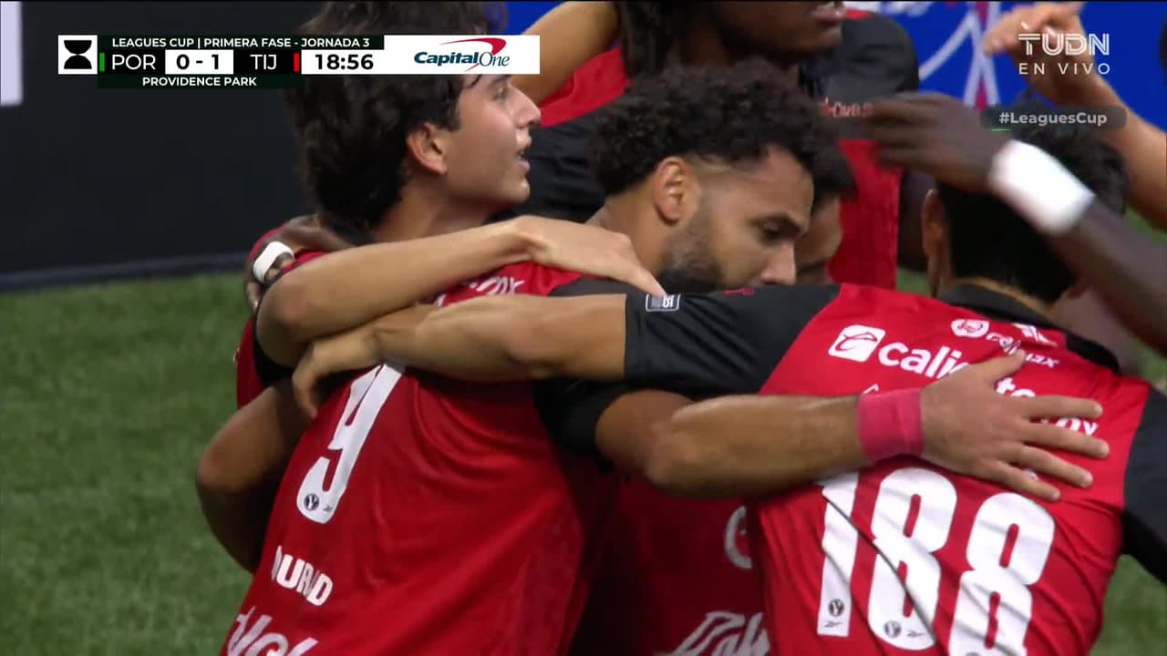 ¡Muerden los Xolos! El Ghenzouani la empuja para el 0-1 en el marcador