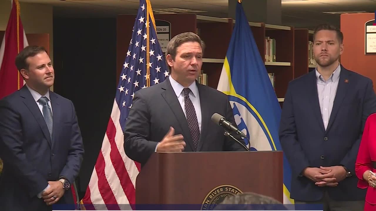 Gobernador Ron DeSantis se opone a que las mascarillas sean obligatorias en las escuelas de Florida
