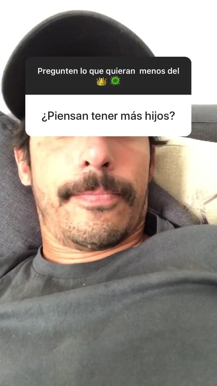 Recordó que él y Zuria Vega no piensan tener más hijos.