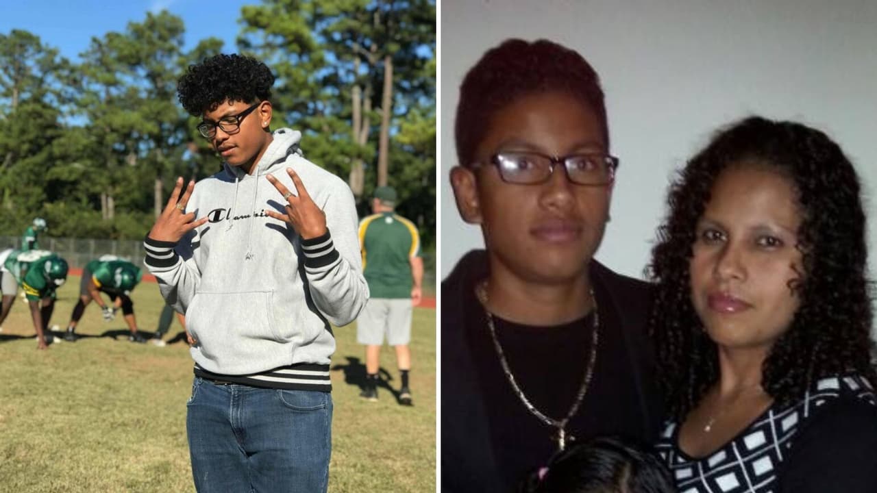 Alejandra Camacho, madre de Domingo Paco Camacho, de 19 años, asesinado a tiros durante un robo en Brookhaven describe cómo era el joven, aseguró que ninguna madre debería pasar por el dolor de peder a un hijo de esa forma. Por el caso están arrestado un adolescente de 17 años y otro joven de 19 años.