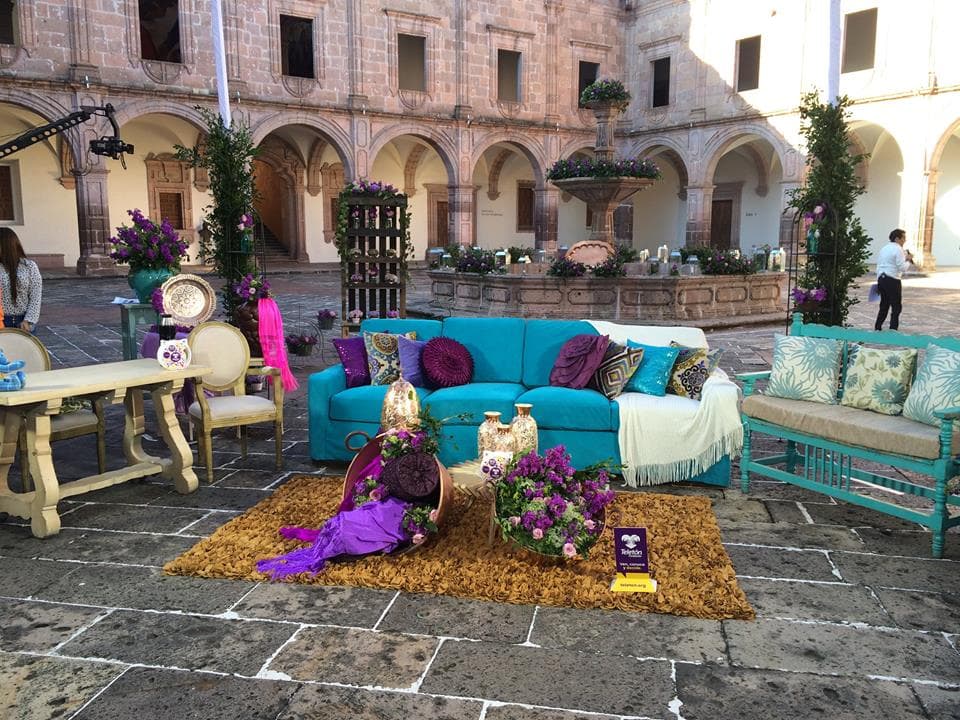 La locación ya está lista para comenzar el día lleno de alegría.