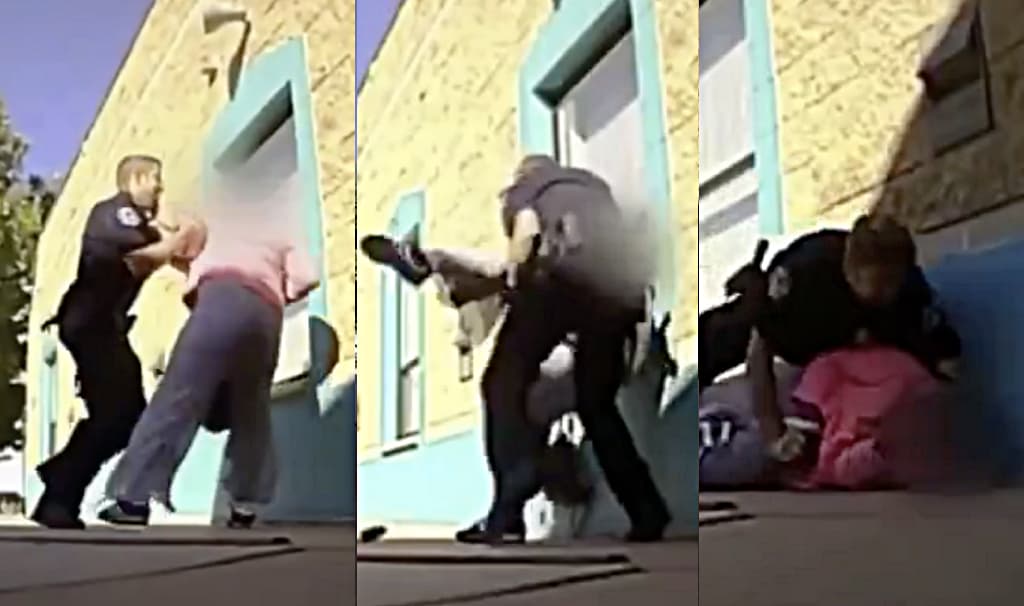 "Déjame parar": renuncia oficial acusado de usar fuerza excesiva contra niña de 11 años 