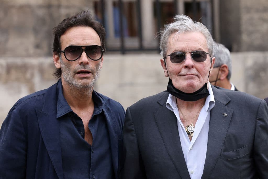 Anthony y Alain Delon