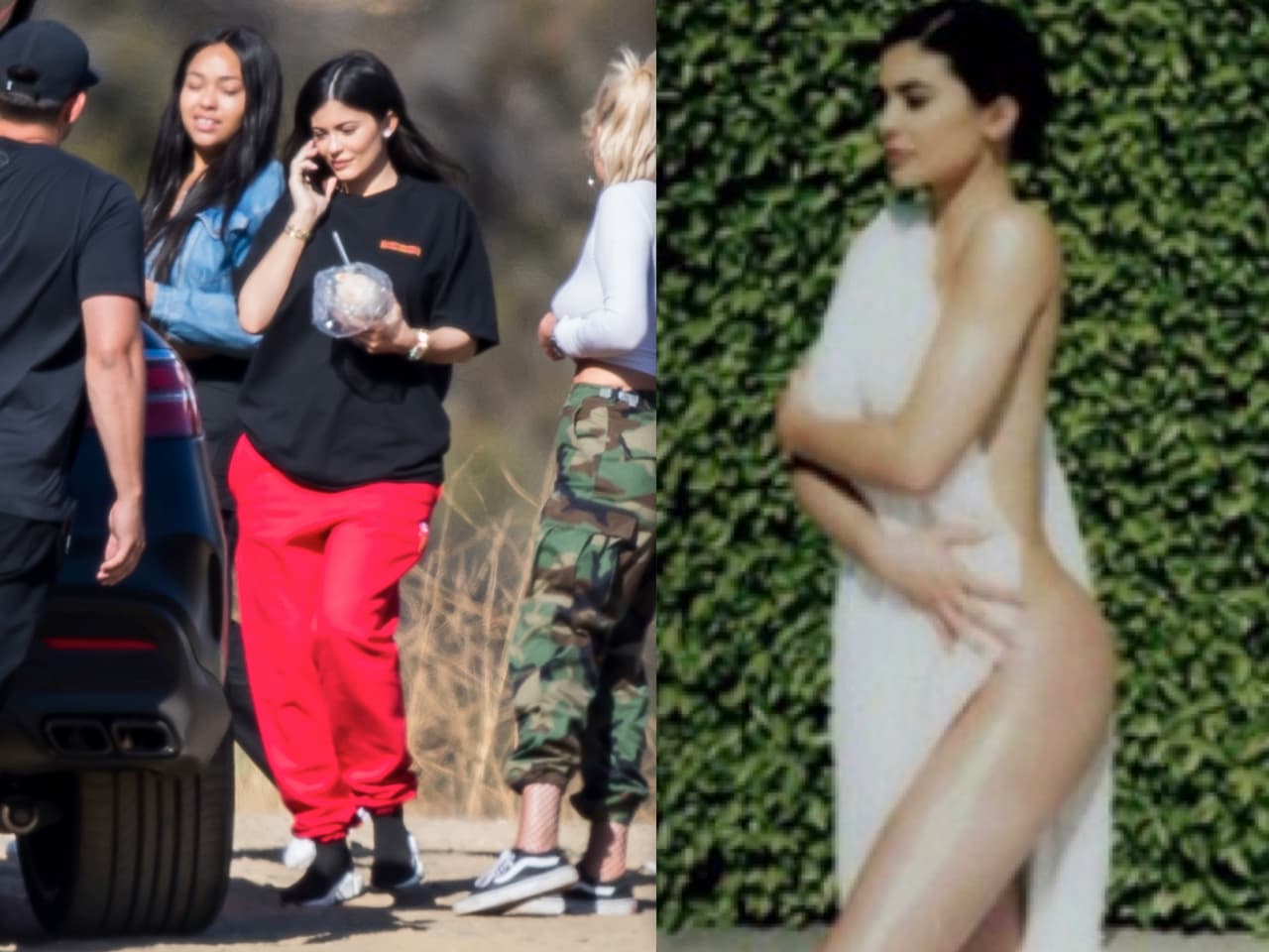 Por su parte, Kylie Jenner es otra de las hermanas que pudiera estar esperando su primer hijo. Y recientemente publicó una foto en donde una tela blanca cubría su cuerpo sin dejar ver si se encuentra embarazada, aunque su línea de maquillaje sigue facturando con o sin rumores.