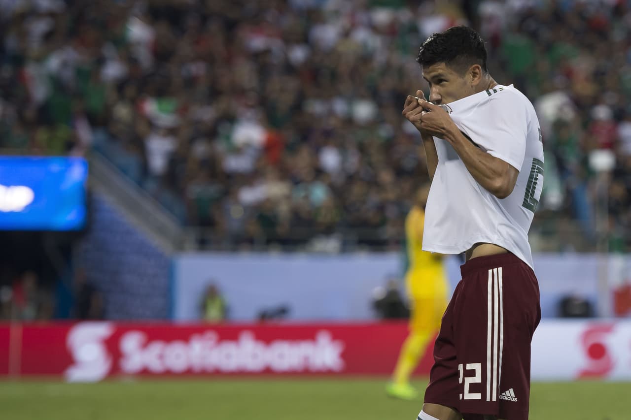 Uriel Antuna anotó al minuto 29 el gol de la ventaja de México en este partido, para irse como líder.