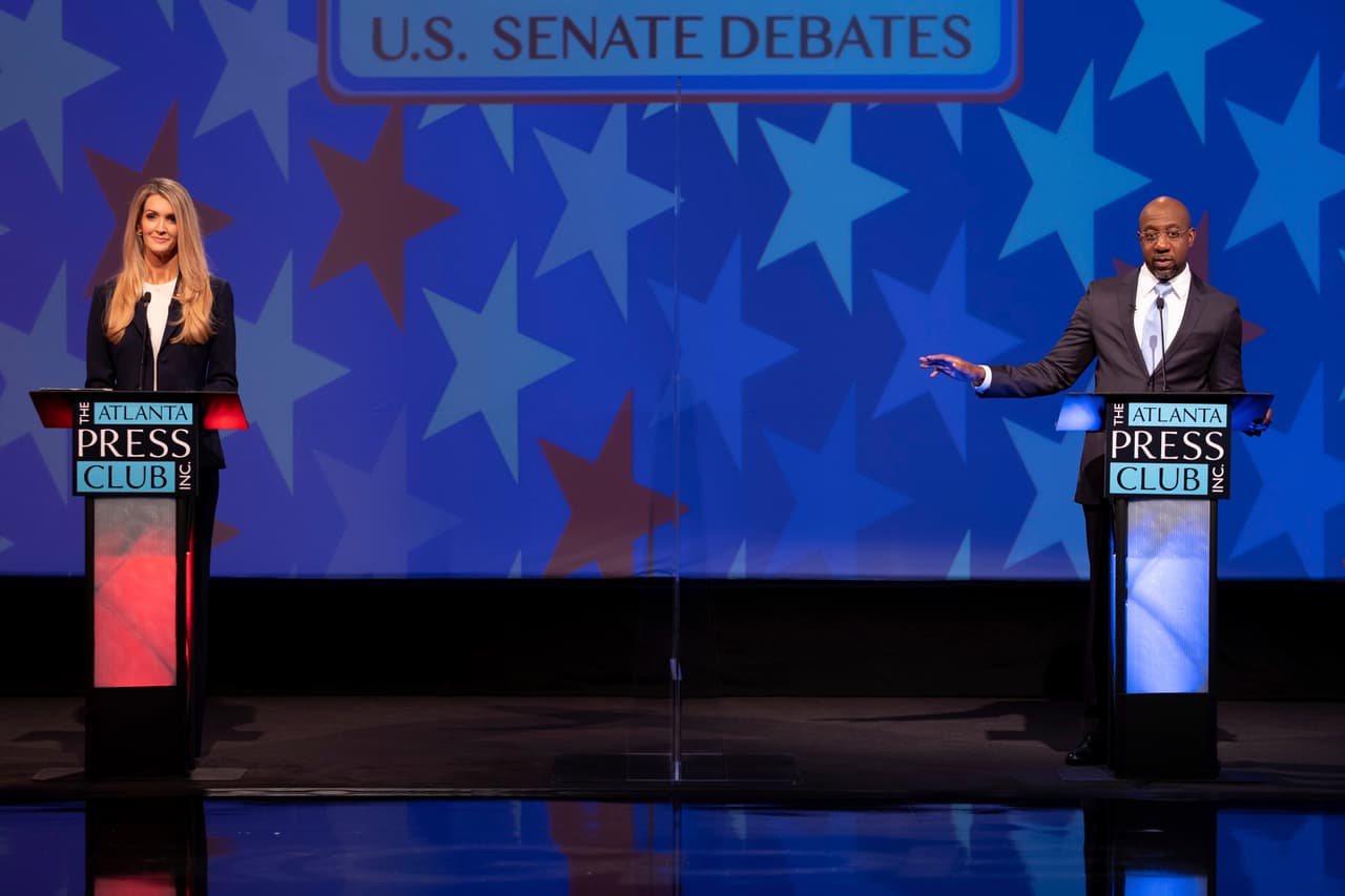 Debate en Georgia: ausencias, golpes bajos y el 'efecto Trump' de negar el triunfo de Biden