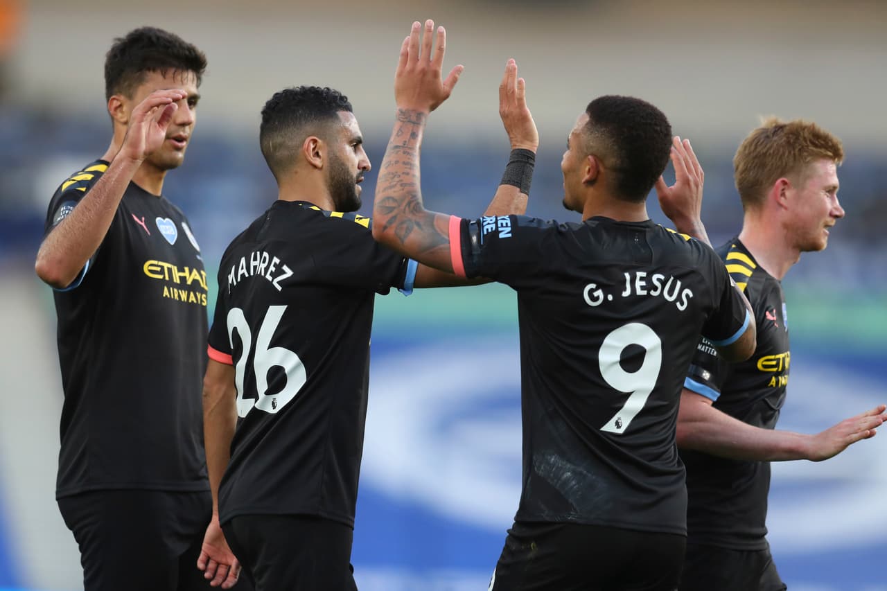 Manchester City es subcampeón del torneo inglés | Brighton 0-5 Manchester City | Sterling (21’, 53’, 81') marcó hat-trick. Gabriel Jesús (44’) y Bernardo Silva (56’) completaron la feria de goles.