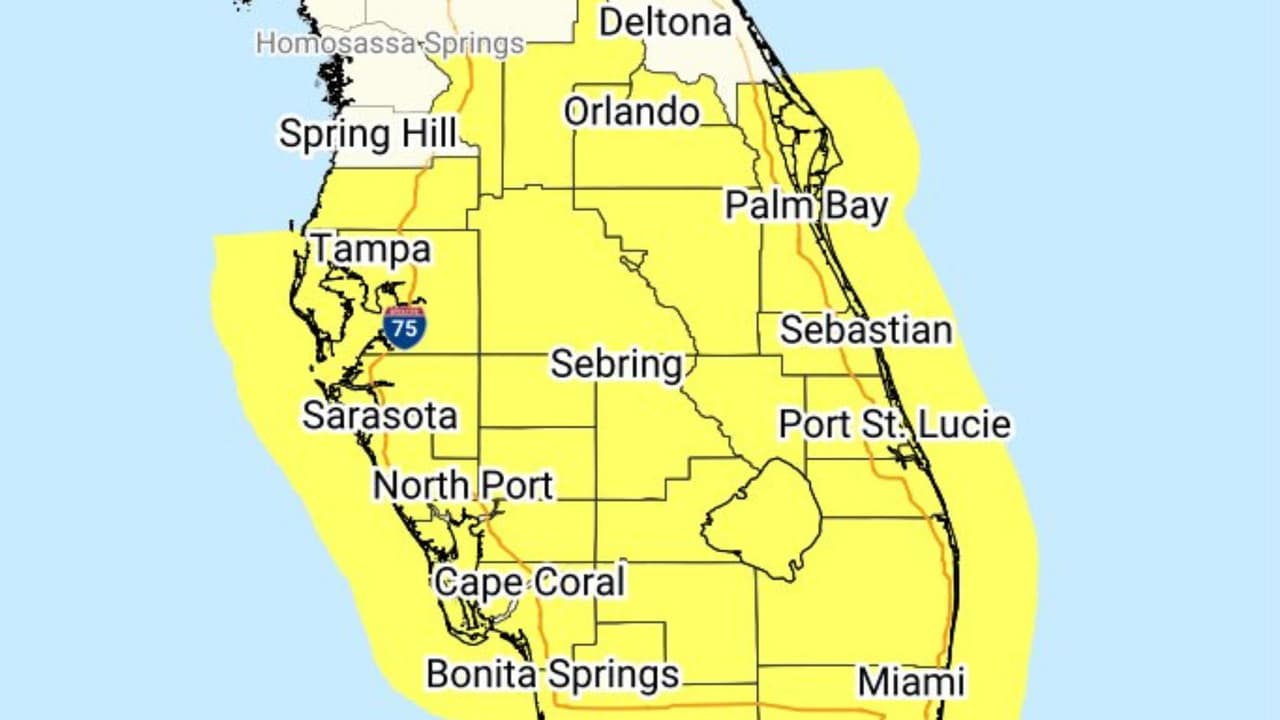 Se esperan tormentas severas para varias zonas de Florida Central